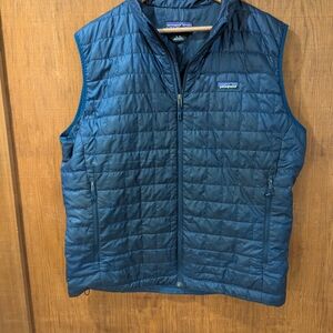 Patagonia Men's Nano Lightweight Insulated Blue Quilted Vest